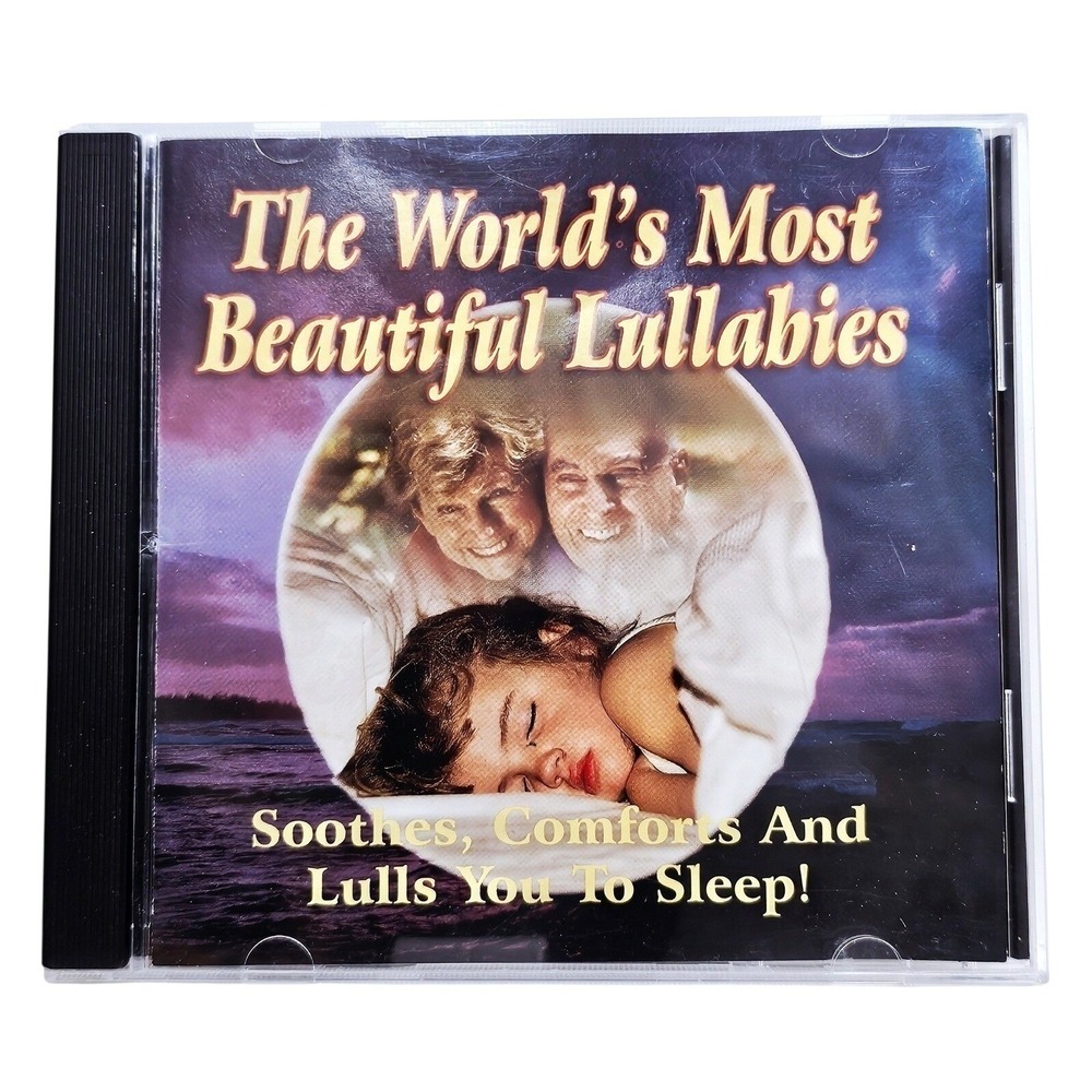 The Worlds Most Beautiful Lullabies CD Unisex Sleep Relaxation Music Album EUC